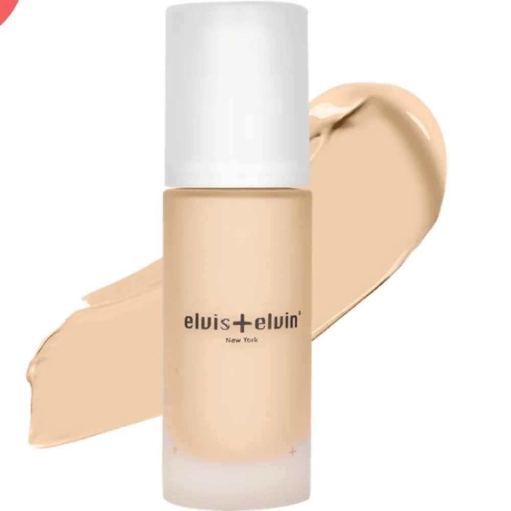 elvis+elvin Floral Brightening Anti-Pollution Foundation Shade R40 New In Box